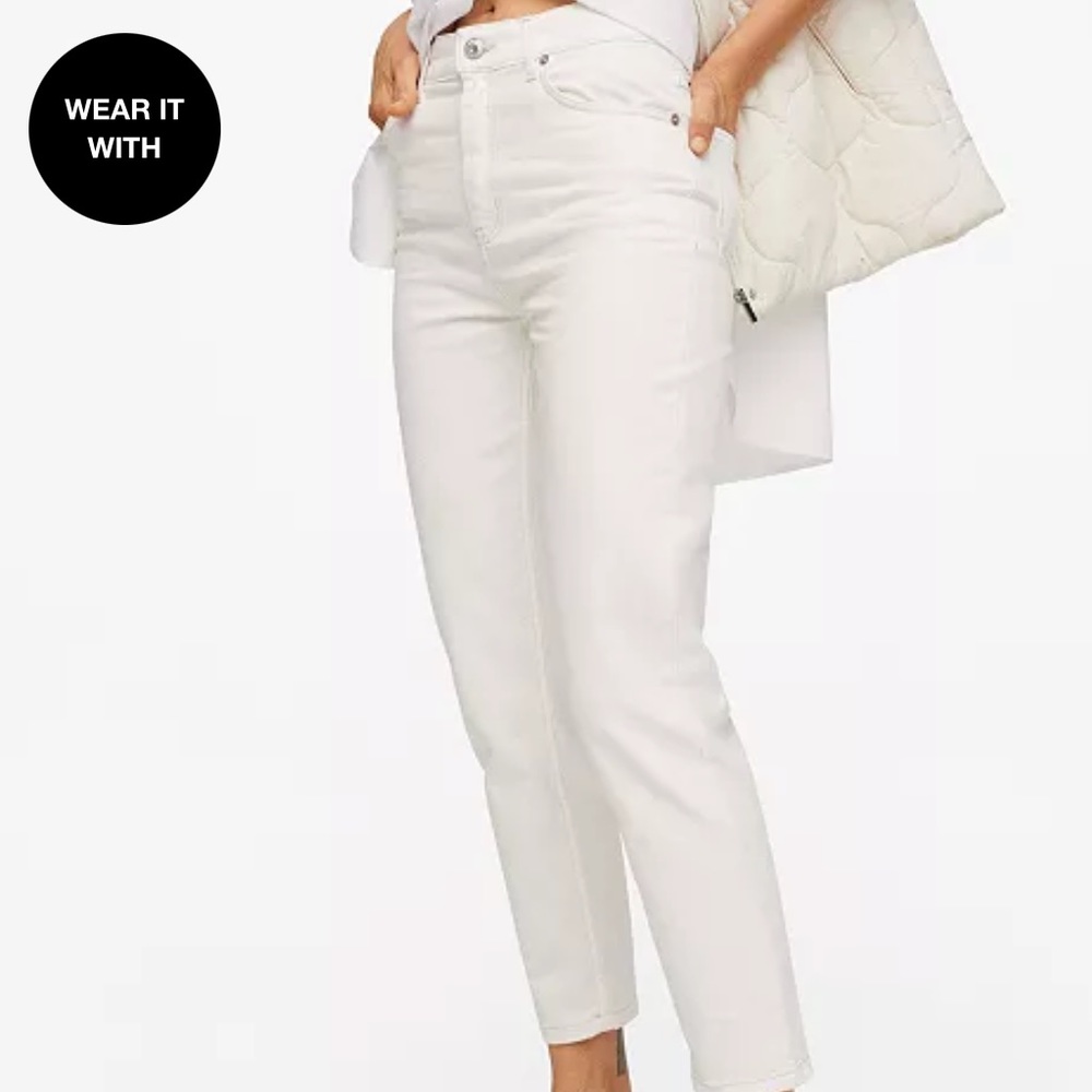 White mom jeans